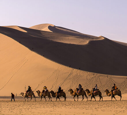 Arrival in Dunhuang