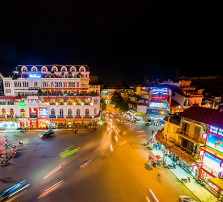 Arrival in Hanoi