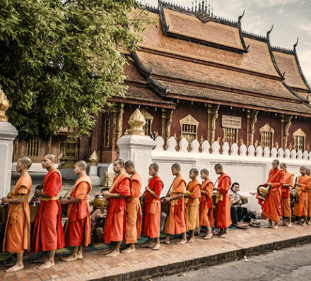 Departure from Vientiane