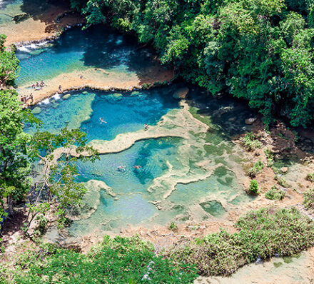 Coban / Semuc Champey (Average Altitude: 380m)/ Coban (Average Altitude: 1320m)