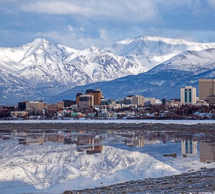 Departure from Anchorage 