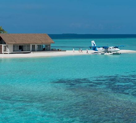 Arrival in Maldives 