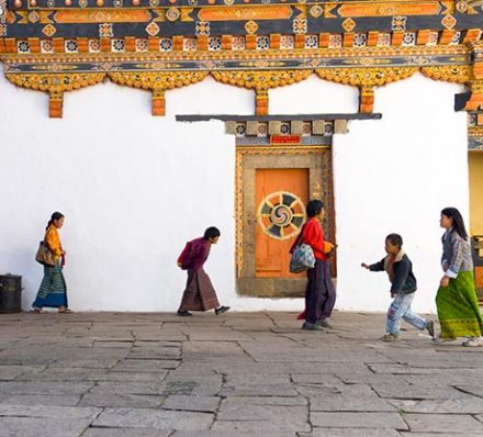 Arrival in Paro 