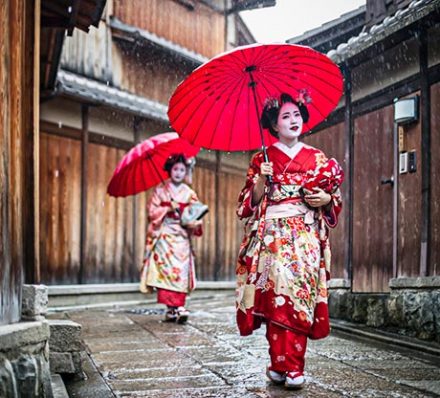 Arrival in Kyoto 