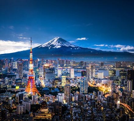 Arrival in Tokyo