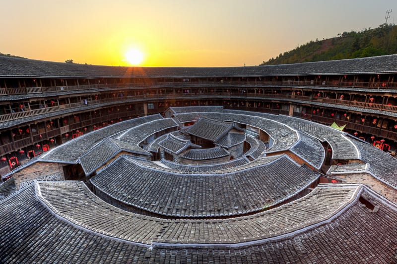 Fujian Earth Houses in China