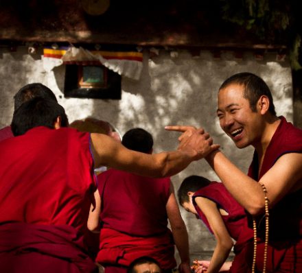 Sera Monastery Debating Monks
