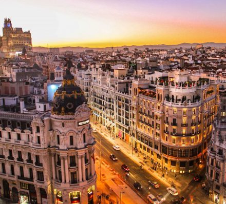Arrival in Madrid