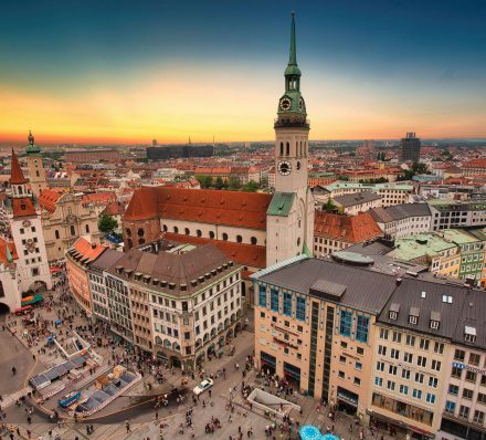 Arrival in Munich