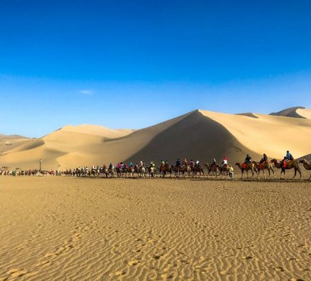 ARRIVAL IN DUNHUANG
