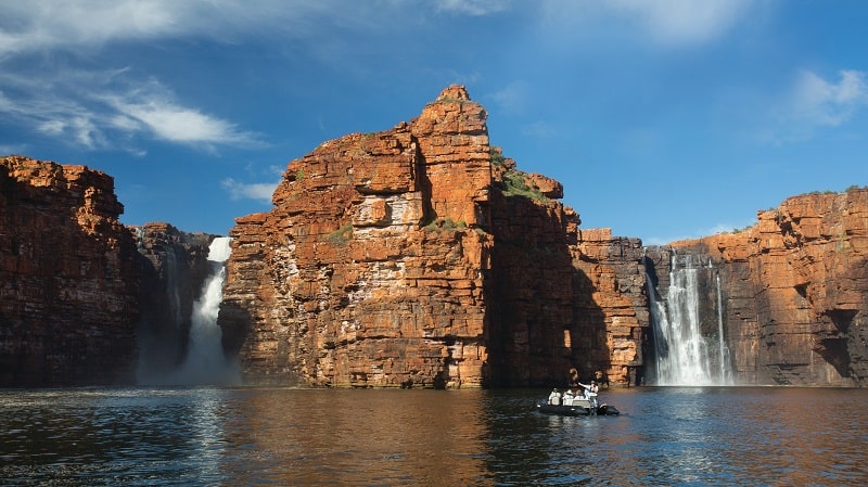 Zodiac in King George river, Kimberley