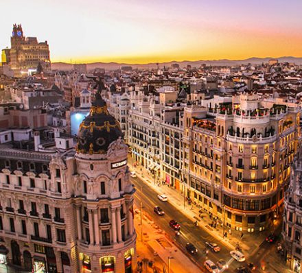 Arrival in Madrid