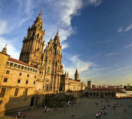 ARRIVAL IN SANTIAGO DE COMPOSTELA 