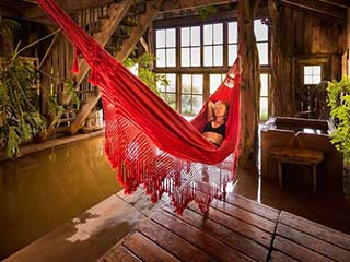 Dunton Hot Springs Bathhouse hammock - resize