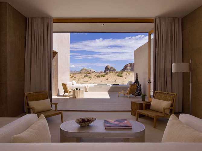 Amangiri suite bedroom