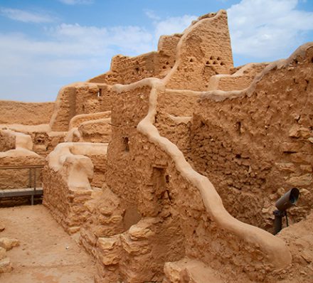 D1 Streets of the old city Diriyah near Ar Riyadh, Kingdom of Saudi