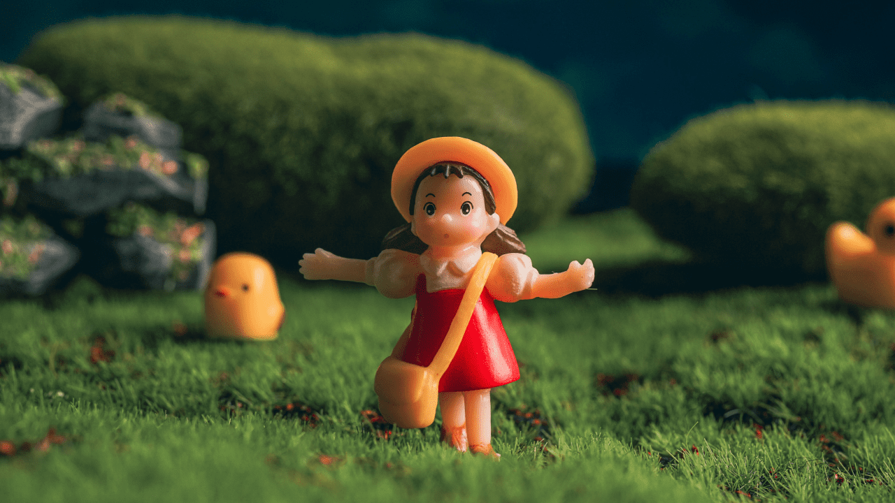 My neighbour totoro's mei kusakabe figurine
