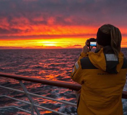 AT SEA