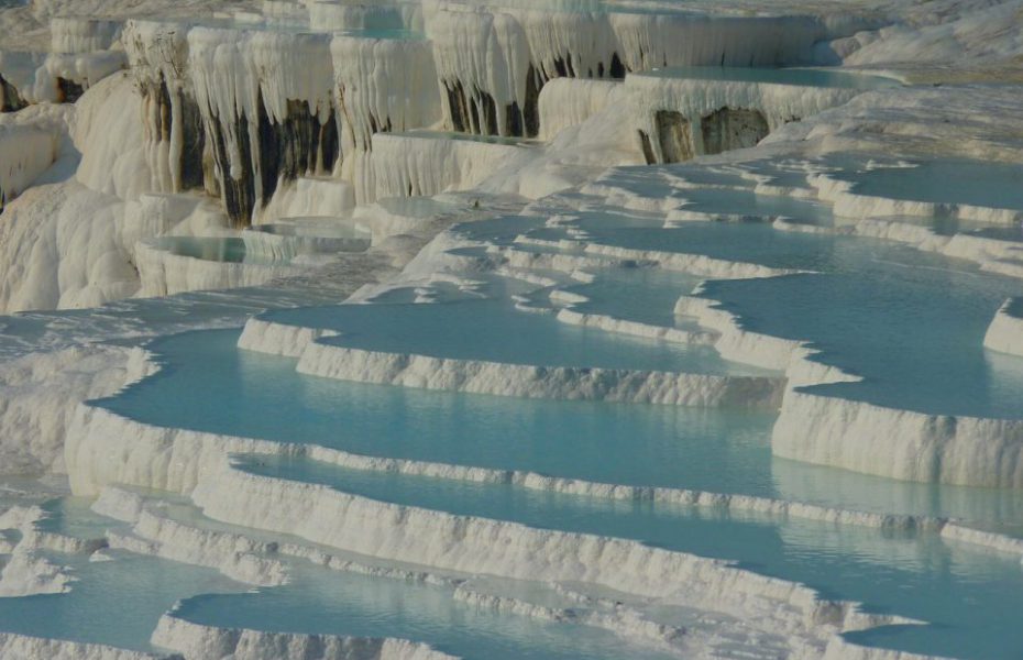 Unique Pamukkale Calcium Terraces