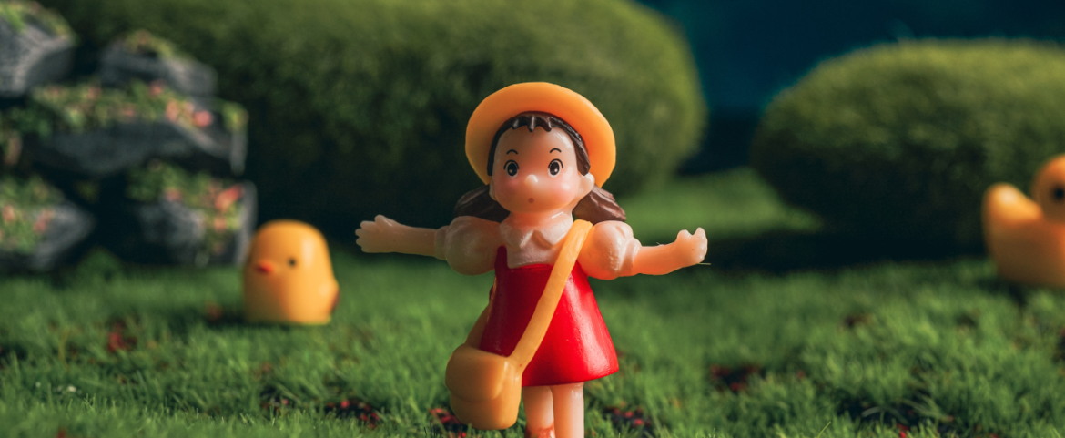 My neighbour totoro's mei kusakabe figurine