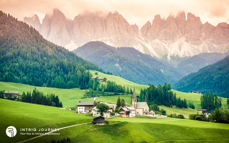 Image of the Dolomites In Italy