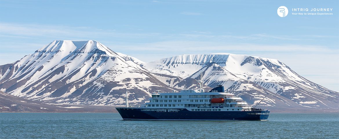 A Cruise Sailing To Antarctica