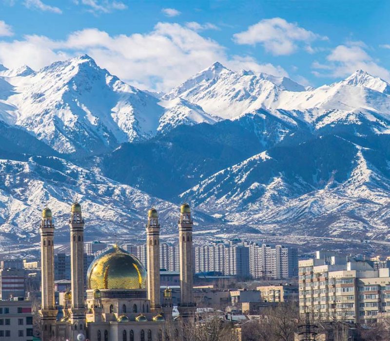 Almaty - the largest city in Kazakhstan