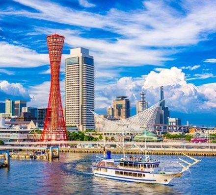 Disembarkation in Kobe